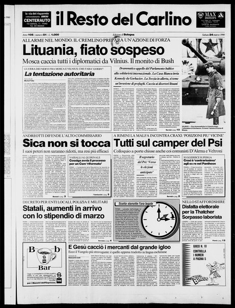 Il Resto del Carlino : giornale dell'Emilia